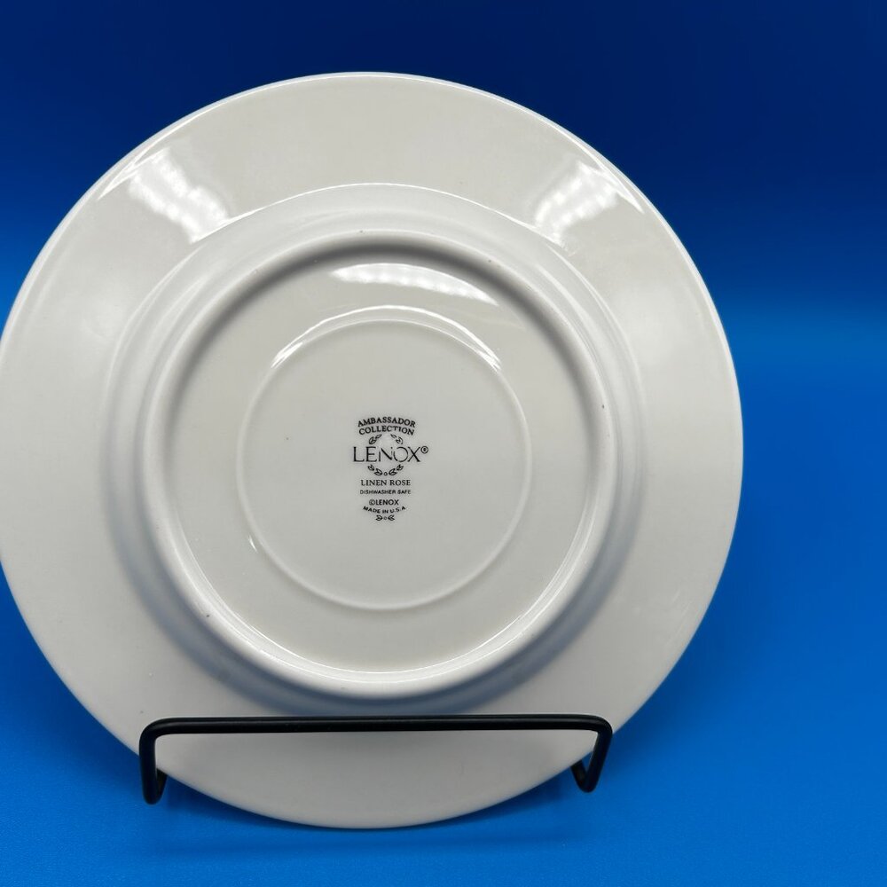 Lenox Ambassador Collection Linen Rose Bread and Butter Plates, 6 inch, Set of 7 - Picture 13 of 16